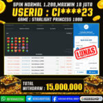 JACKPOT SLOT GACOR STARLIGHT PRINCESS 1000 19 SEPTEMBER 2025