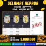 JACKPOT SLOT GACOR MAIN MAHJONG WAYS 2 09 NOVEMBER 2025